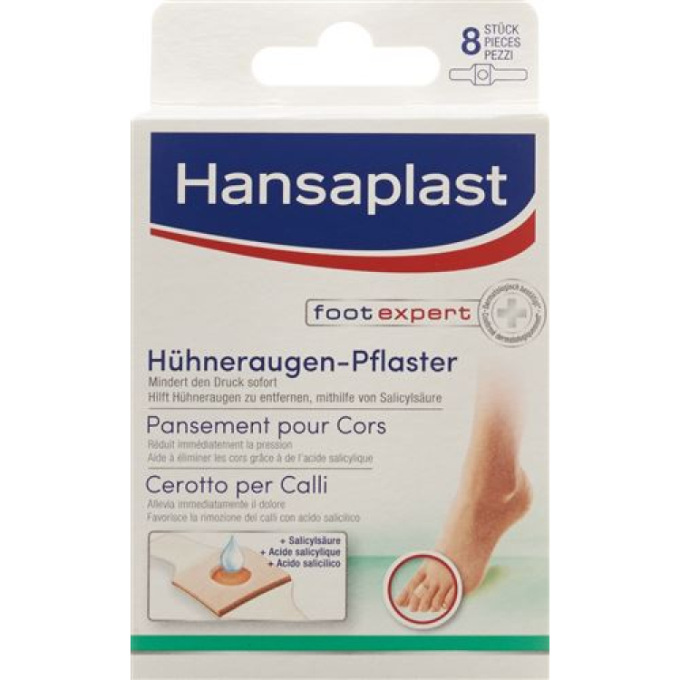 Hansaplast Footcare Hühneraugenpflaster 8 पीसी