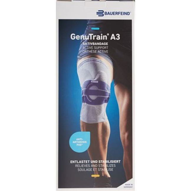 Support actif GenuTrain A3 Gr5 titan gauche