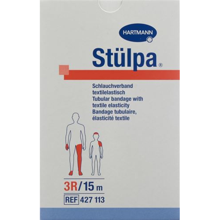 Stülpa rörformigt bandage Gr3R 8cmx15m roll