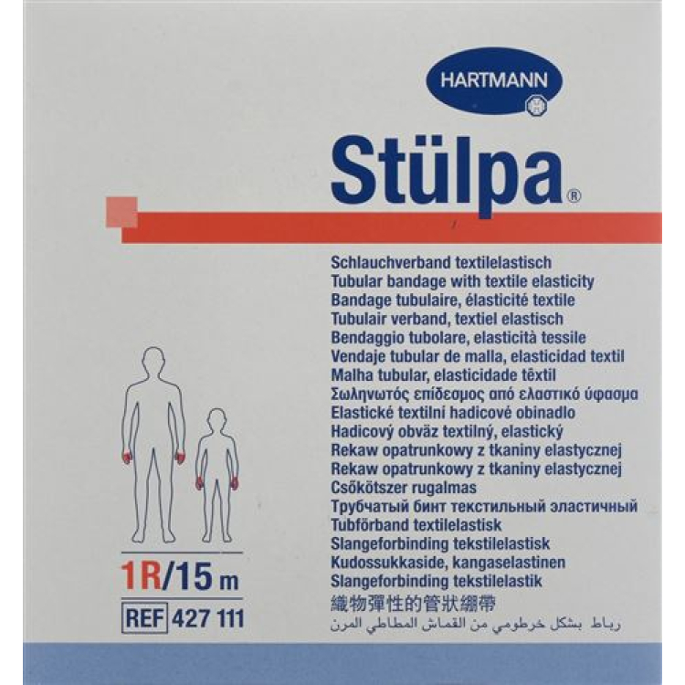 Stülpa ضمادة أنبوبي Gr1R 2.5cmx15m دور