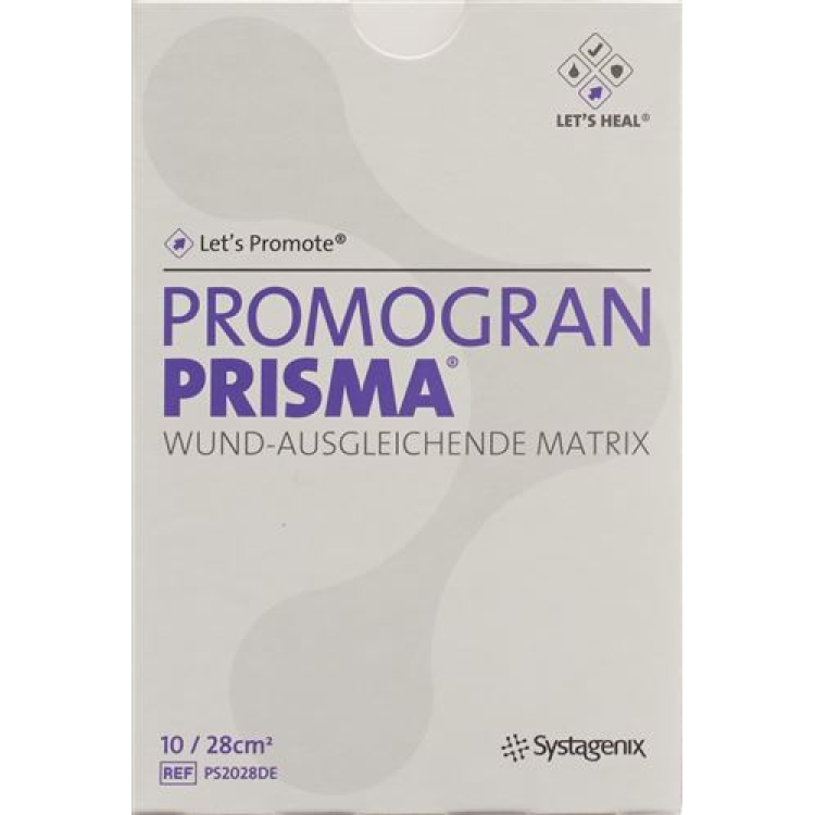 Promogran Prizma yara bog'lovchi muvozanatlashtiruvchi matritsasi 28cm2 10 dona