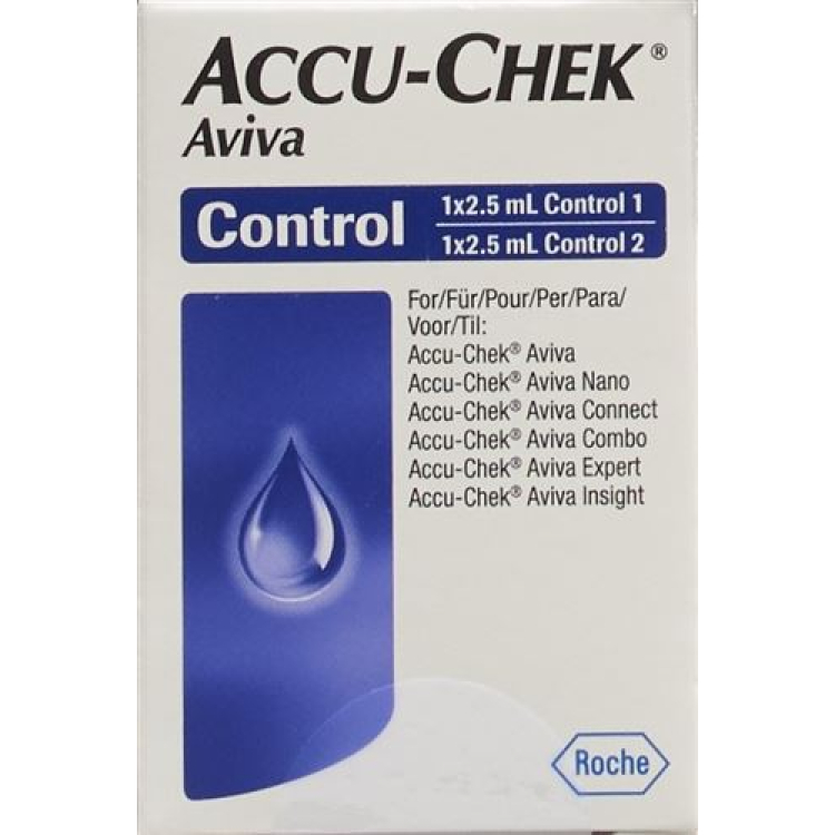 Accu-Chek Aviva kontrolopløsning 2 x 2,5 ml