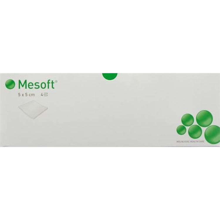 Mesoft ភាគពាយ័ព្យ Vlieskompressen 5x5cm មាប់មគ 30 កងវរសេនាតូច 5 ភី។