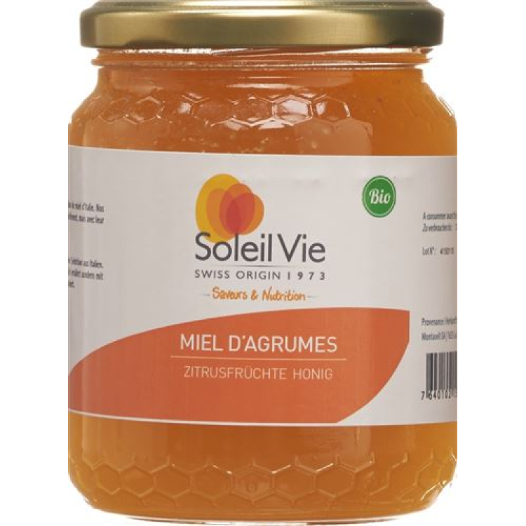 SOLEIL VIE Օրգանական ցիտրուսային մեղր 500 գ