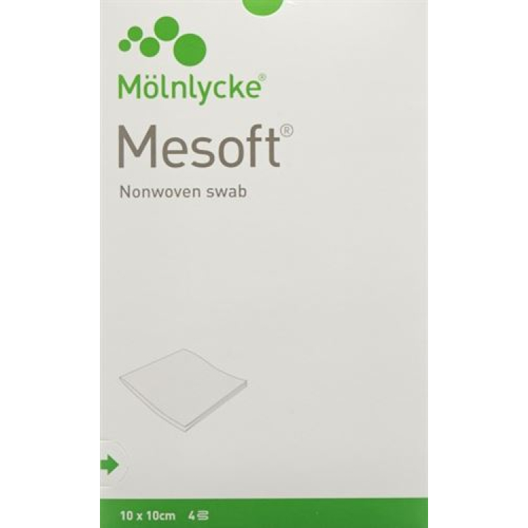 Mesoft northwest Vlieskompressen 10x10cm סטרילי 75 גדוד 2 יח'