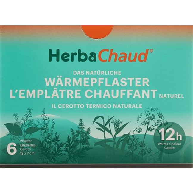 HerbaChaud Wärmepflaster 19x7cm 6 Stk