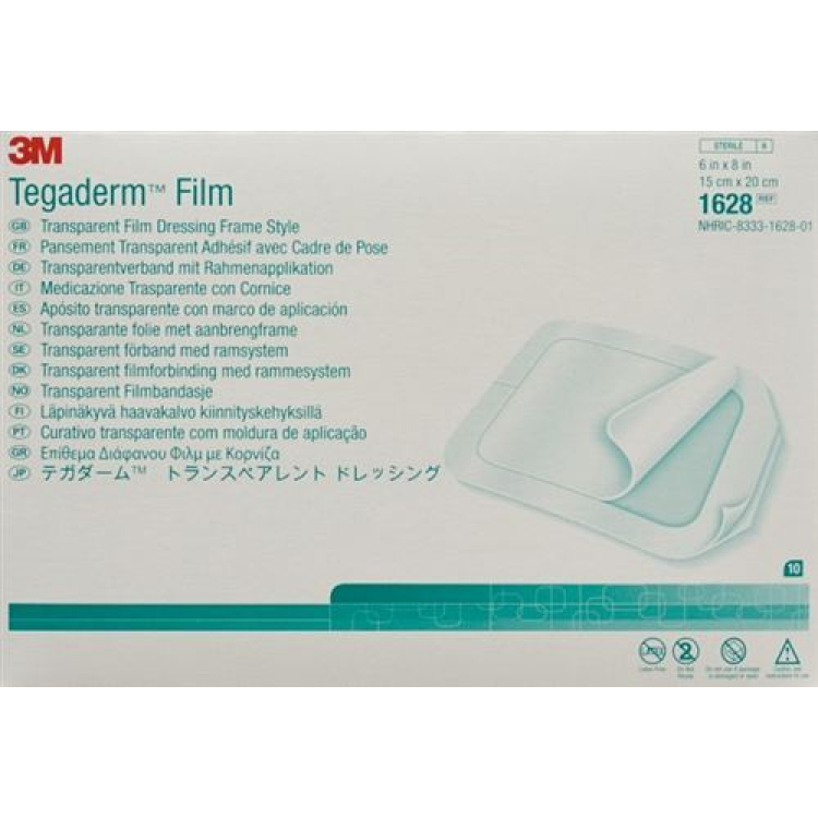 3M Tegaderm transparent forbindingsfilm 15x20cm 10 stk