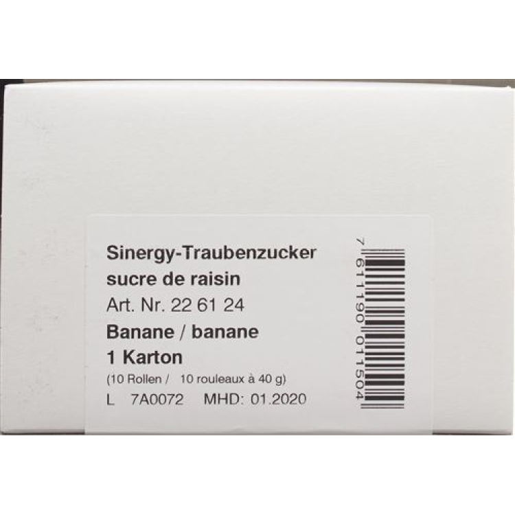 Sinergy Dextrose Banaan 10 x 40 g