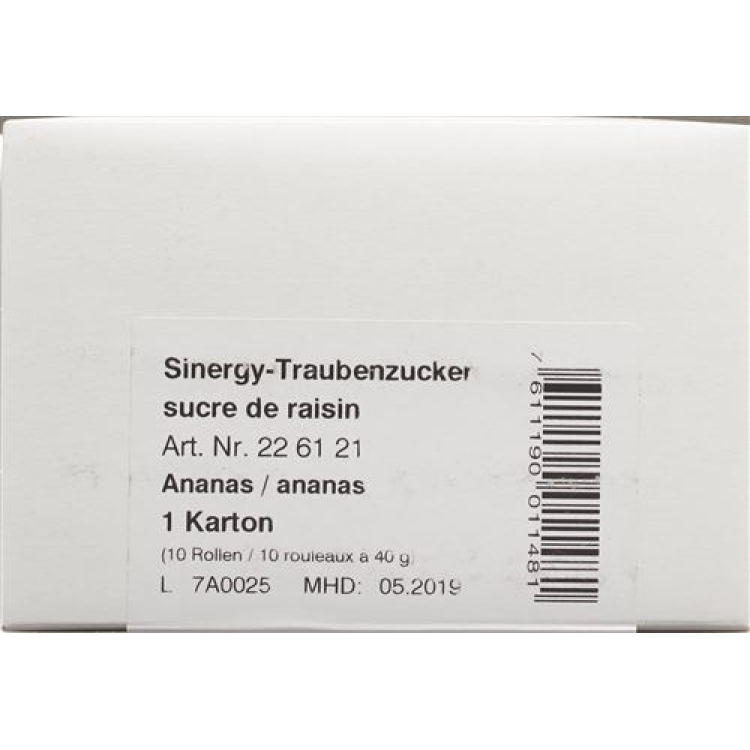 Sinergy Dextrose արքայախնձոր 10 x 40 գ