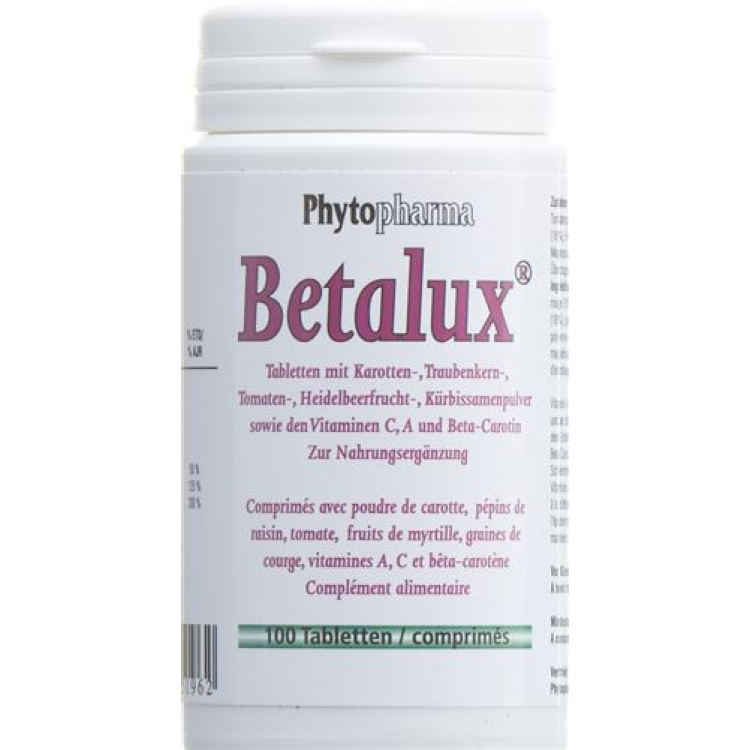 PHYTOPHARMA Betalux Tabl 100 db