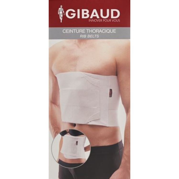 GIBAUD rib chord Men Gr1 70-100cm white