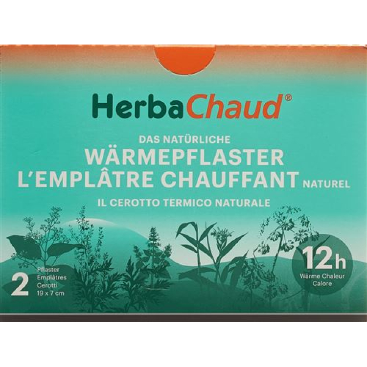 HerbaChaud varmeplaster 19x7 cm 2 stk