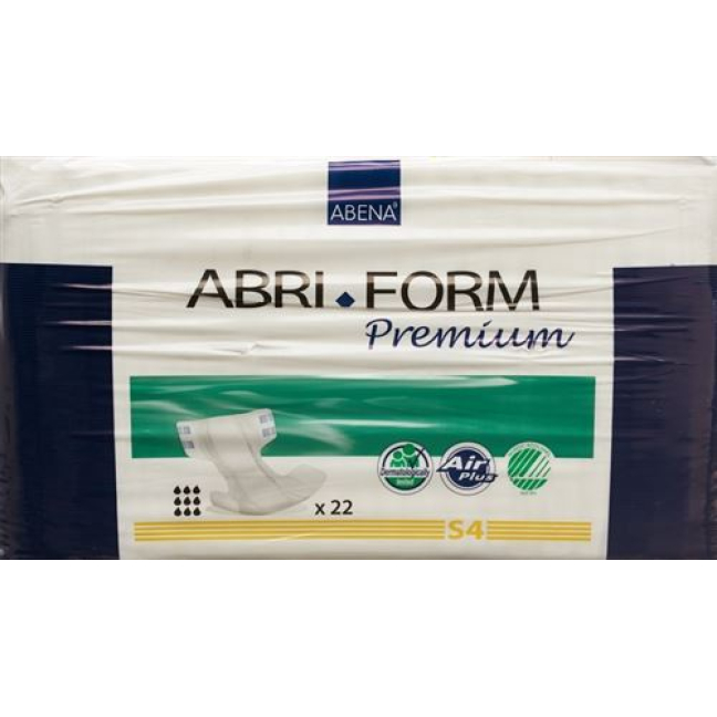Abri-Form Premium S4 60-85cm gul liten sugkapacitet 2200 ml 22