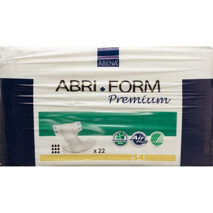 Abri-Form Premium S4 60-85cm sarı küçük emiş kapasitesi 2200 ml 22