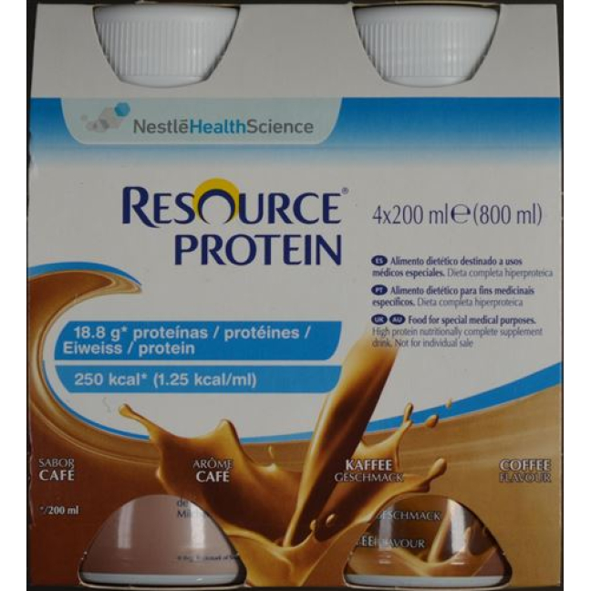 Resource proteinska kava 4 x 200 ml