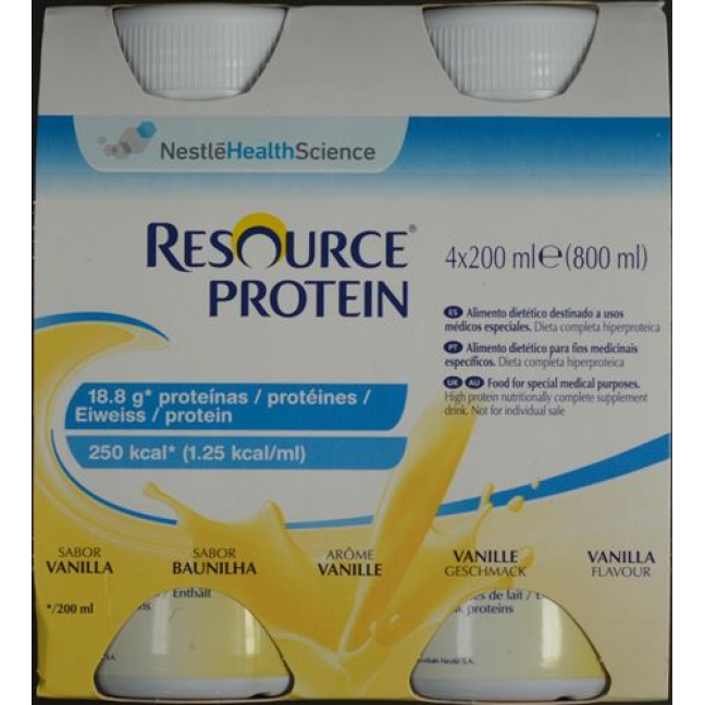 Resource protein vanilija 4 x 200 ml