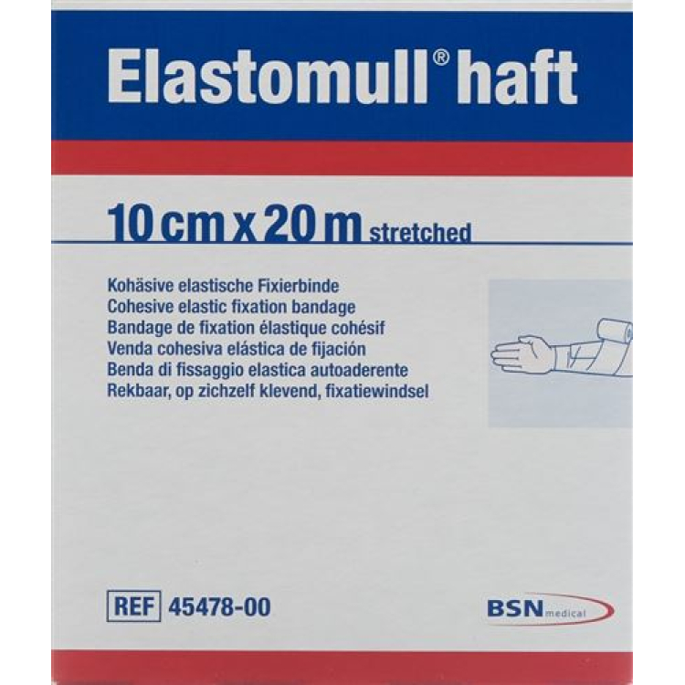 ELASTOMULL BONDING gázový obväz biely 20mx10cm rol