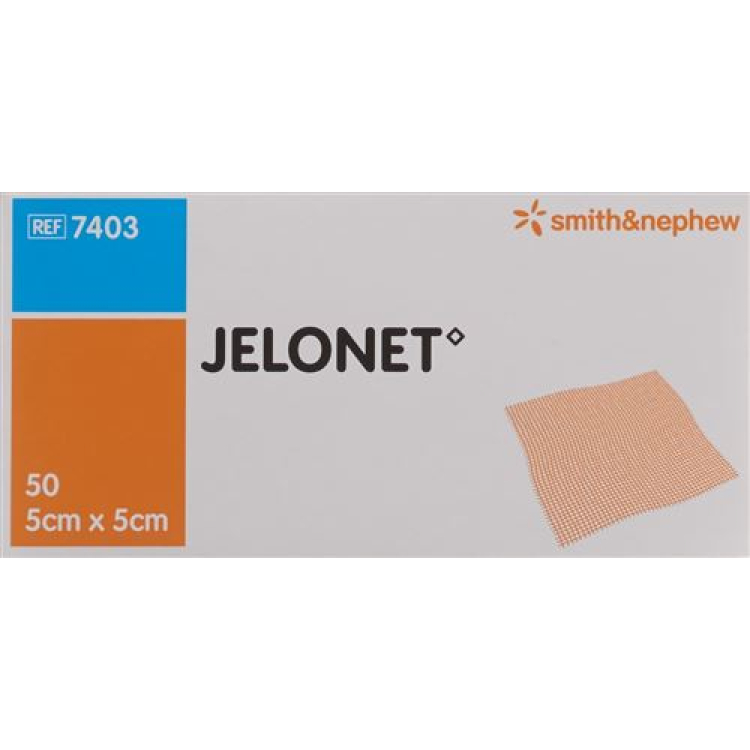 גזה פרפין Jelonet 5cmx5cm סטרילית 50 יח'