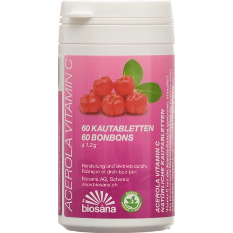 Acerola Biosana Vitamine C Tabletten Ds 60 st