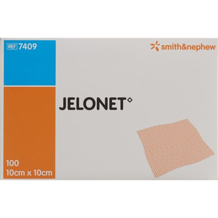 Jelonet paraffin gauze 10cmx10cm មាប់មគ 100 កុំព្យូទ័រ