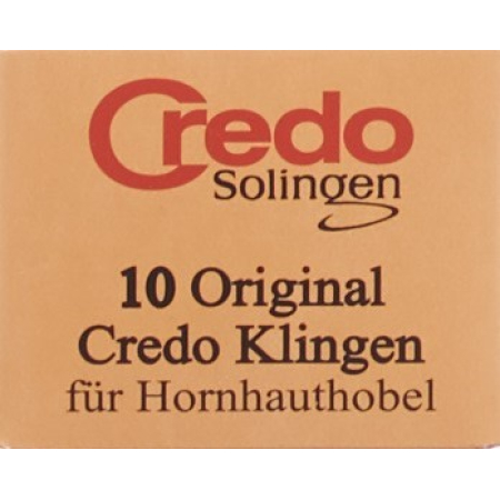 CREDO Ersatzklingen Hornhauthobel Schachtel 10 Stk