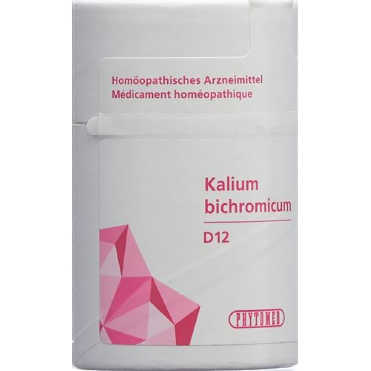 PHYTOMED Schüssler ប៉ូតាស្យូម dichromate tbl D 12 100 ក្រាម