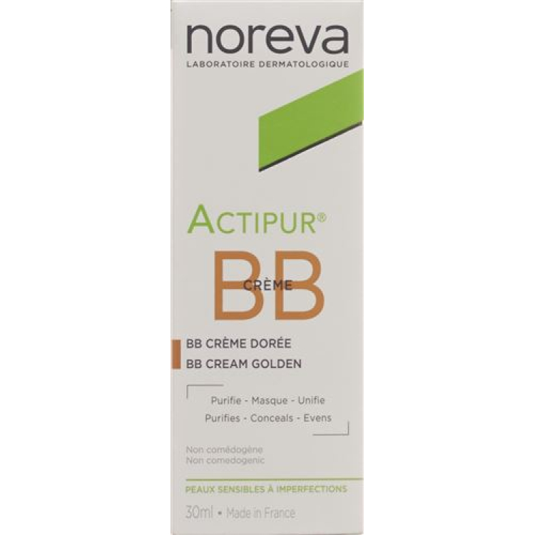 noreva ACTIPUR BB cream gold tube 30 ml