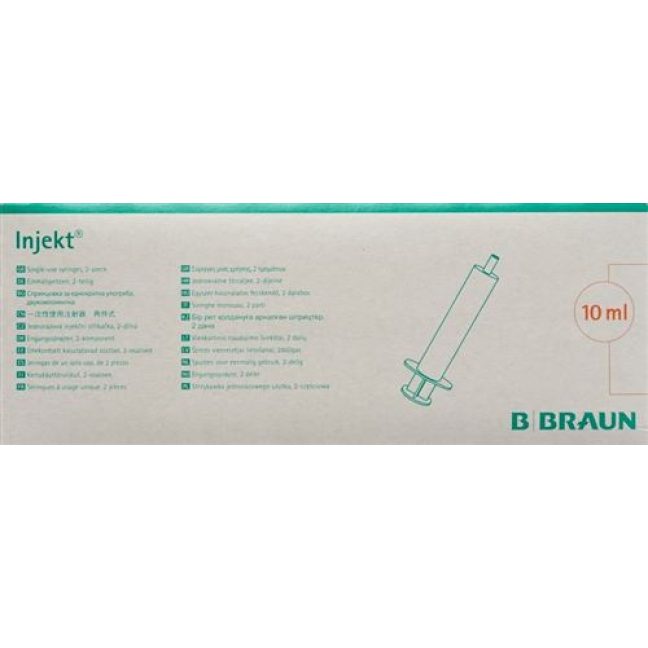 BROWN Injekciós fecskendő 10ml Luer lock 100 db