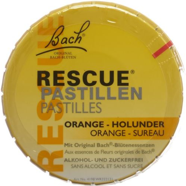 Rescue Pastillen Orange 50 g