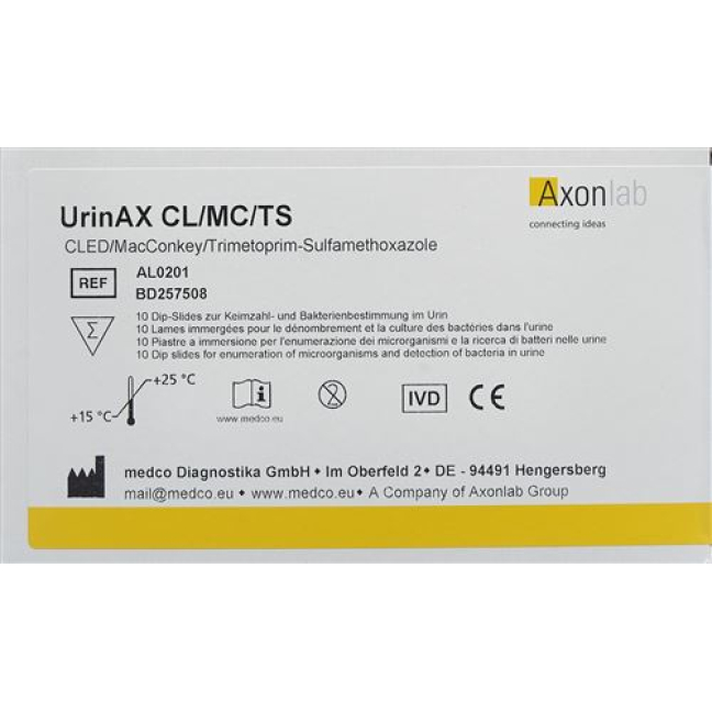 Milieu de transport UrinAX CL/MC/TS 10 pièces