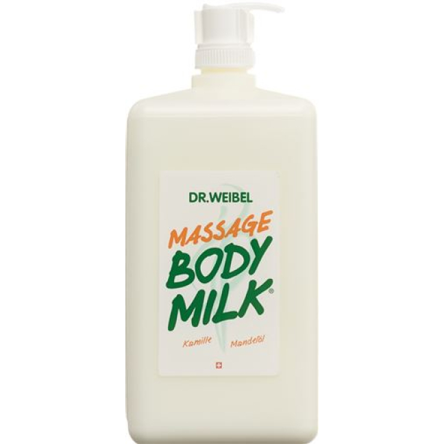 DR Weibel Massage Body Milk Pullo 1000 ml