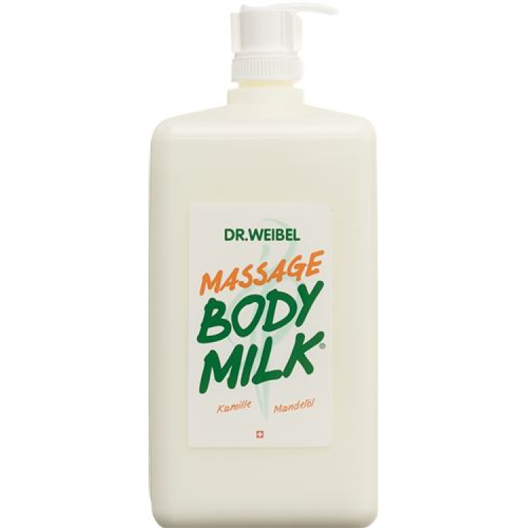 dr Weibel Massage Body Milk Flaska 1000 ml