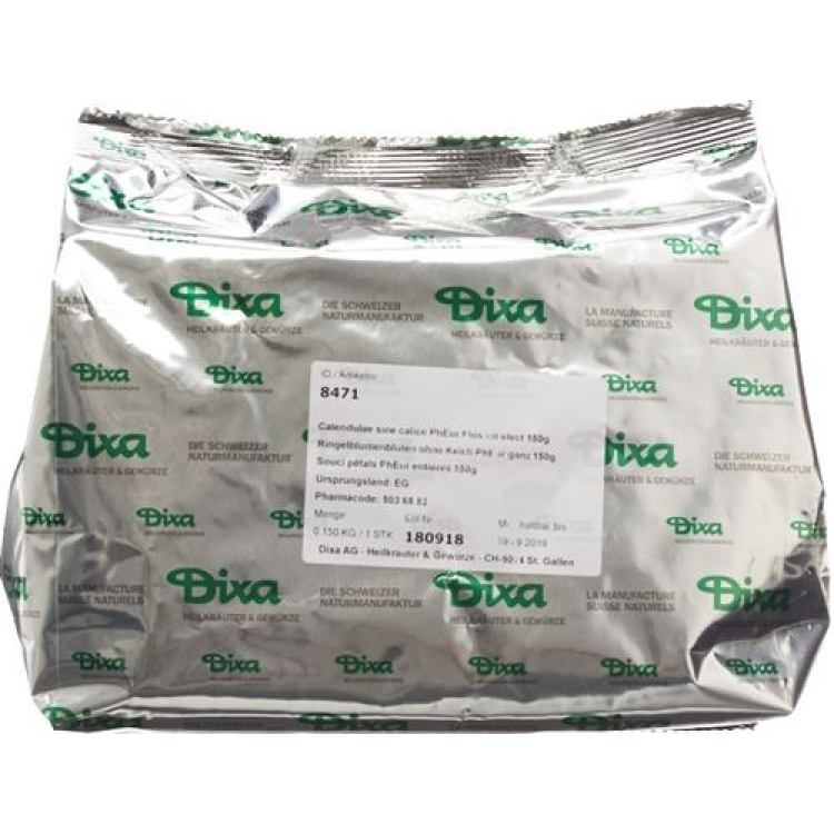 꽃받침이 없는 Dixa 금잔화 PhEur 전체 1kg