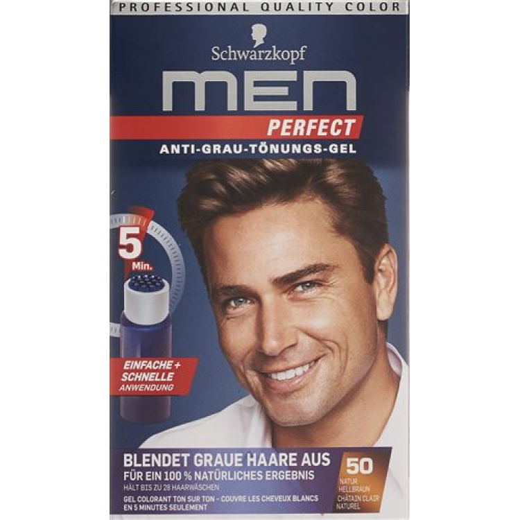 MEN PERFECT відтінок 50 Natural Light Brown