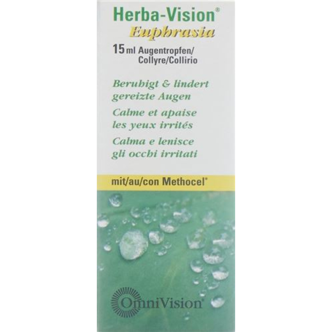 Herba Vision Euphrasia нүдний дусаалга 15 мл Fl