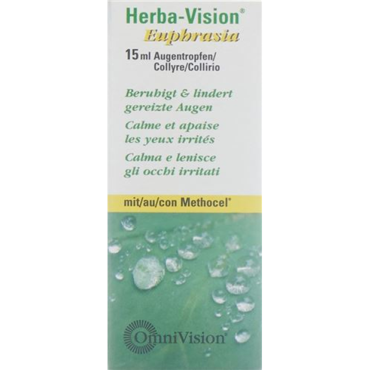 Herba Vision Euphrasia oogdruppels 15 ml Fl