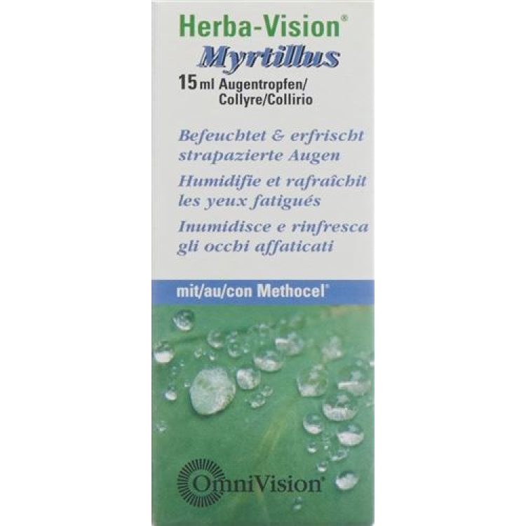 Herba Vision Myrtillus eye drops 15 ml