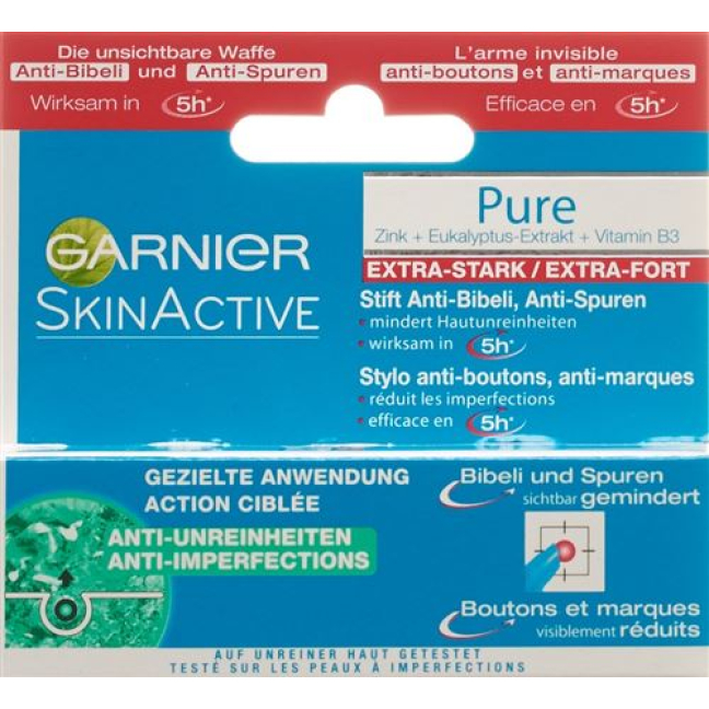 Garnier Skin Naturals Pure SOS Stick Anti-Bibeli/Anti-Trace Tb.