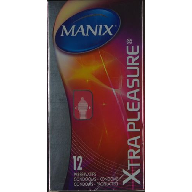 Manix Xtra Pleasure Condoms 12 pieces