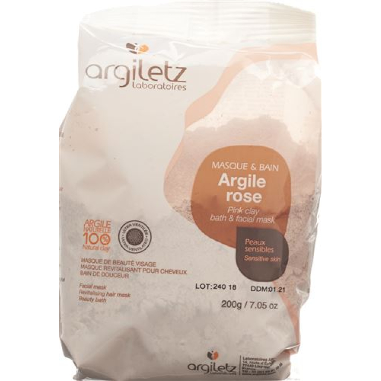 Argiletz Heilerde ពណ៌ផ្កាឈូក PLV ultrafine 200 ក្រាម។