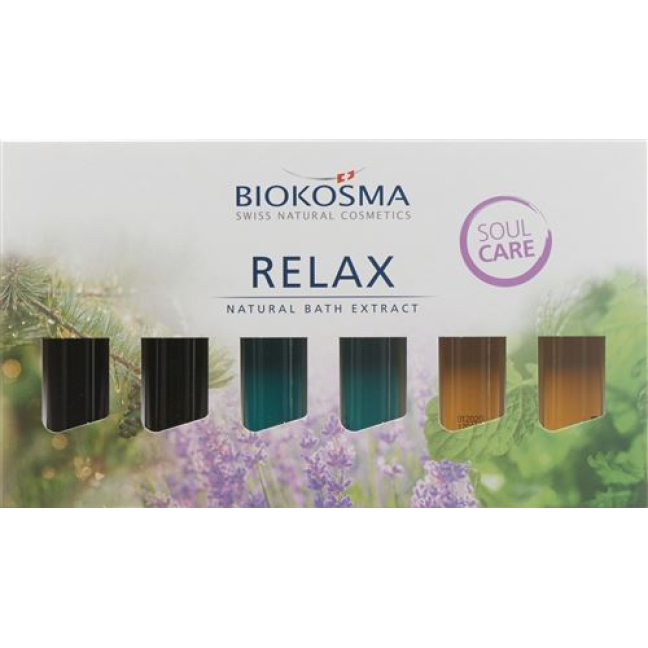 Biokosma Bath Portions Relax 6 Amp 20 ml