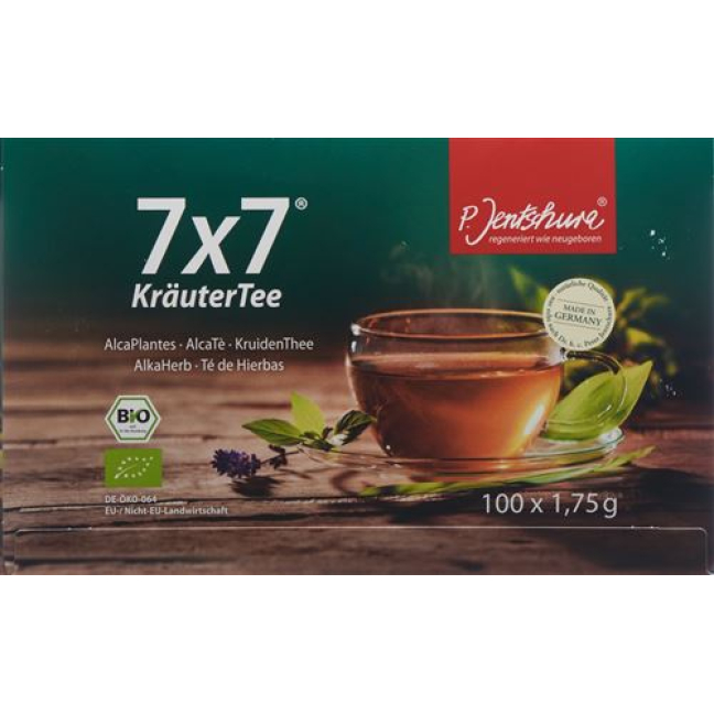 Травяной чай JENTSCHURA 7x7 Батальон 100 шт.