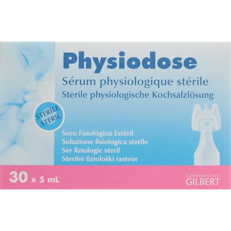 Physio kan fysiologisk saltvand 30 x 5 ml