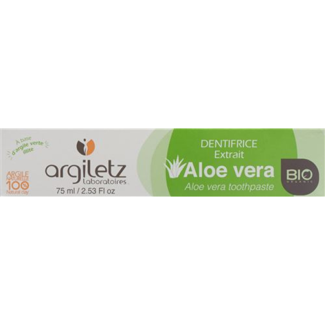 Argiletz Toothpaste Natur Bio Tb 75 ml