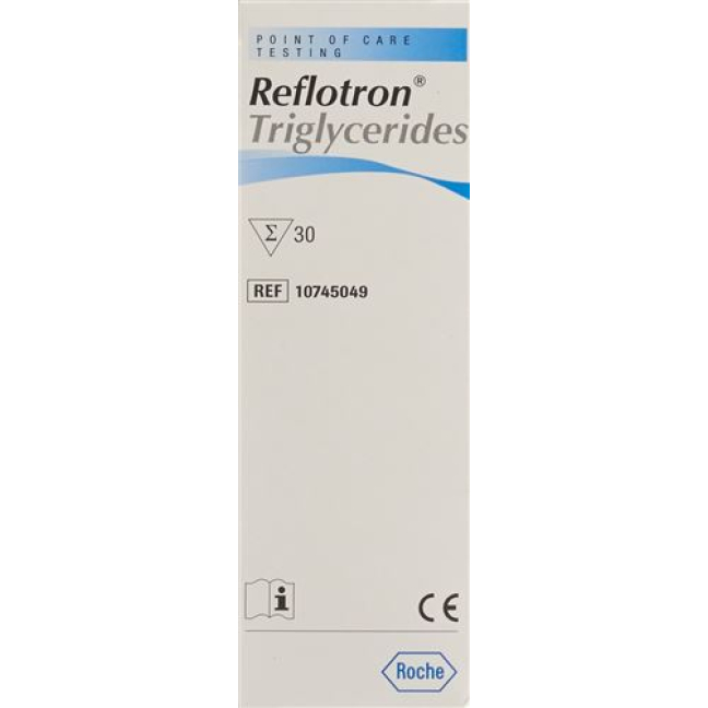 Testovacie prúžky na triglyceridy REFLOTRON 30 ks