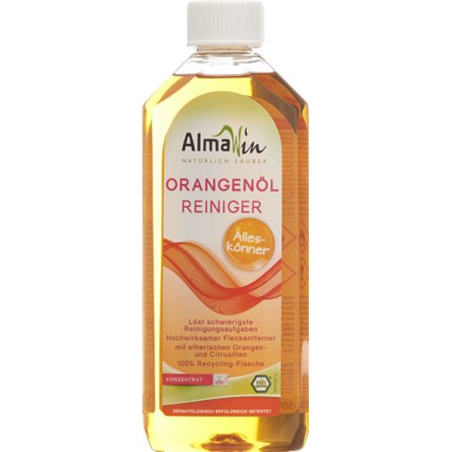 Alma Win Orange Oil Cleaner Fl 500ml - Natural and Eco-Friendly Household Cleaner