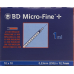 BD Micro-Fine + U100 insulin syringe 12.7x0.33 100 x 1 ml