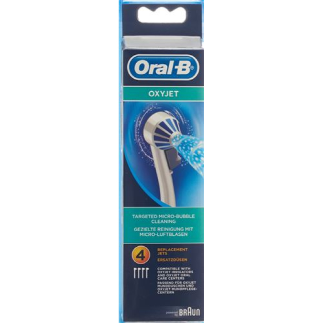 Oral-B attachable nozzles Oxyjet 4 pcs