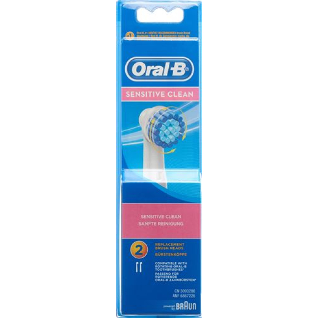 Cabeças de escova Oral-B Sensitive 2 unid.