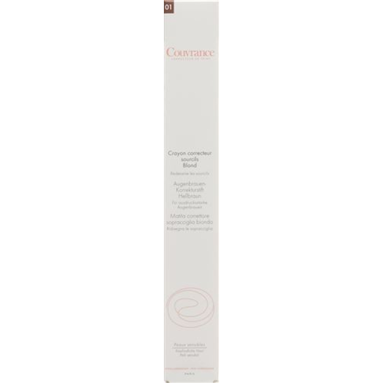 Avène Couvrance crayon à sourcils châtain clair 01